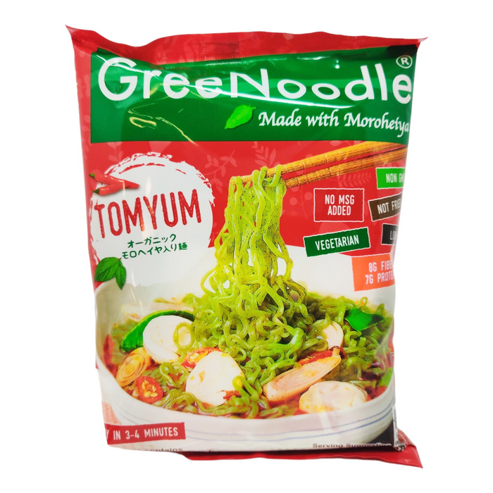 帝王菜麵(冬蔭功湯味) - Green Noodle Tom Yum Flavor
