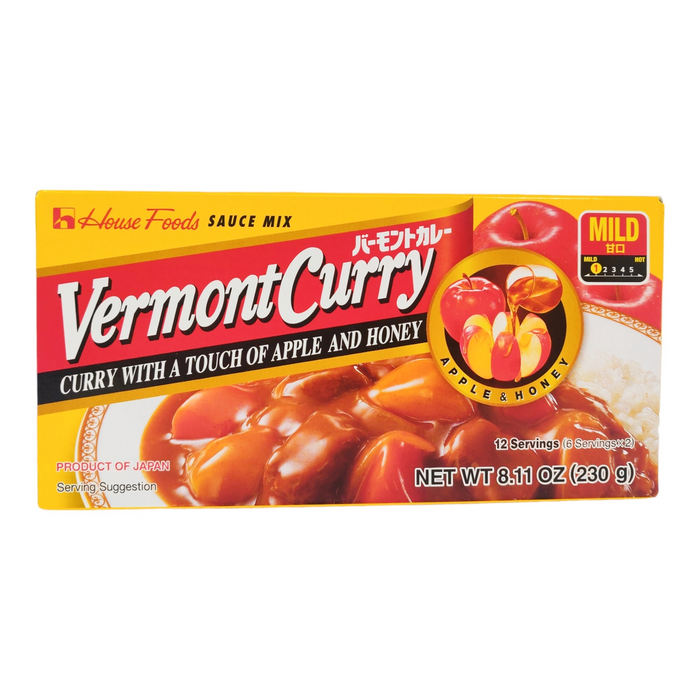 日本佛蒙特咖哩塊（甘口） - Vermont Curry Sauce Mixed Mild 230g