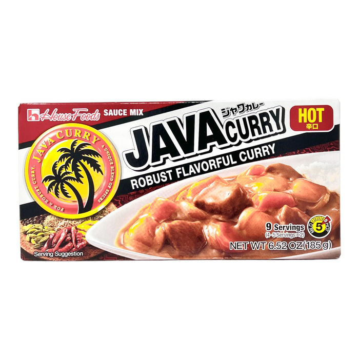 日本爪哇咖哩塊（辛口） - Java Curry Sauce Mixed Hot 185g