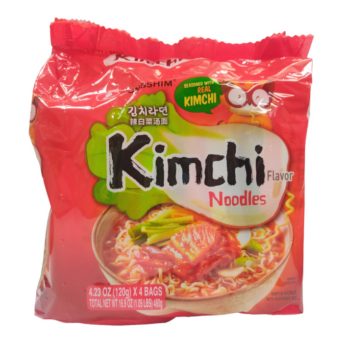 農心辣白菜拉麵 - Nongshim Kimchi Spicy Ramen Noodle 4-ct