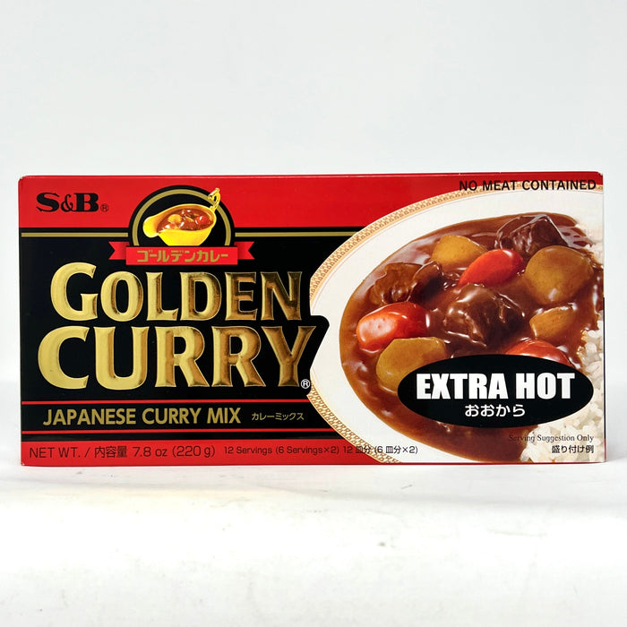 愛思必金牌咖哩塊(大辣) -S&B Golden Curry Sauce Mixed EX Hot 240g