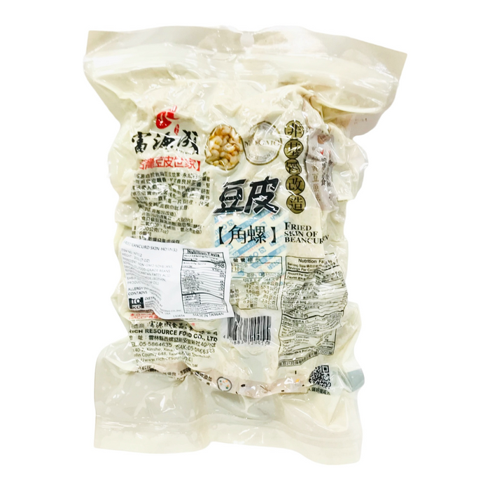 富源成豆皮角螺 - TW FYC Fried Bean Curd Skin Horn 200g