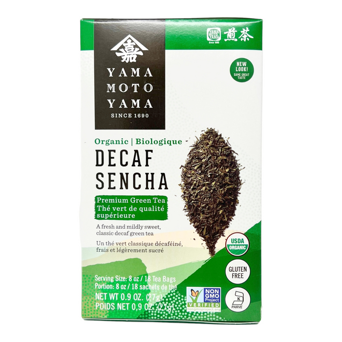 山本山有機煎茶(低咖啡因) - YMY Organic Decaf Sencha Green Tea 18-ct