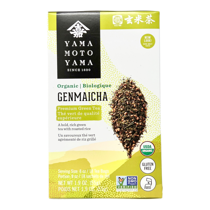 山本山有機玄米茶 - YMY Organic Genmai Cha Tea 18-ct