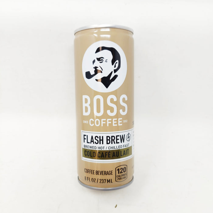 BOSS 歐蕾瓶裝咖啡 - BOSS Cold Cafe Au Lait Can 237ml