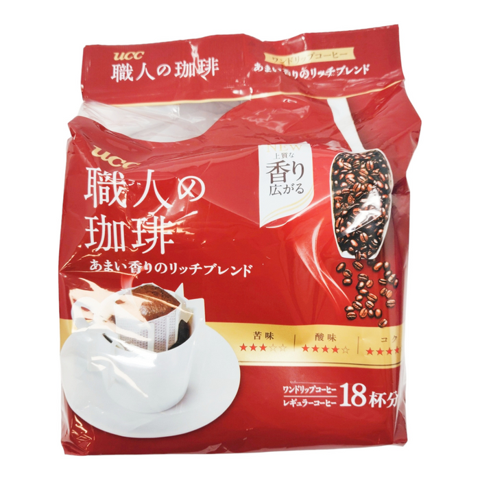 日本優仕濾掛咖啡 - UCC Rich Blend Drip Coffee 18-ct