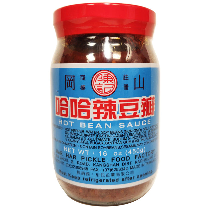 哈哈辣豆瓣醬 - Tw Harhar Spicy Bean Sauce 16 Oz