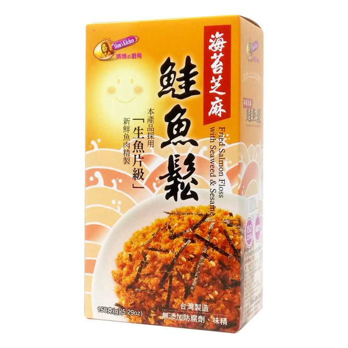 媽媽廚房(鮭魚鬆) - Mom's Kitchen Seaweed Sesame Salmon Floss No MSG 150g