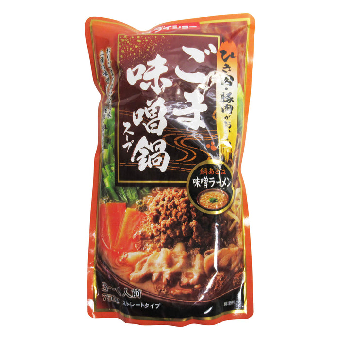 日本鍋底(味噌) - Daisho Seasoned Nabe Miso Soup Base 750G