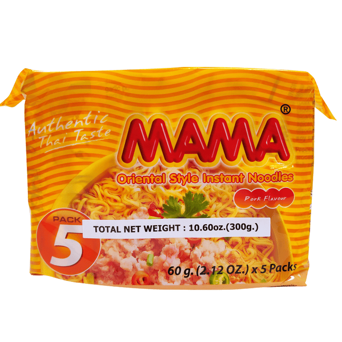 泰國媽媽碎豬肉拉麵 - Mama Noodle Miced Pork 5-ct