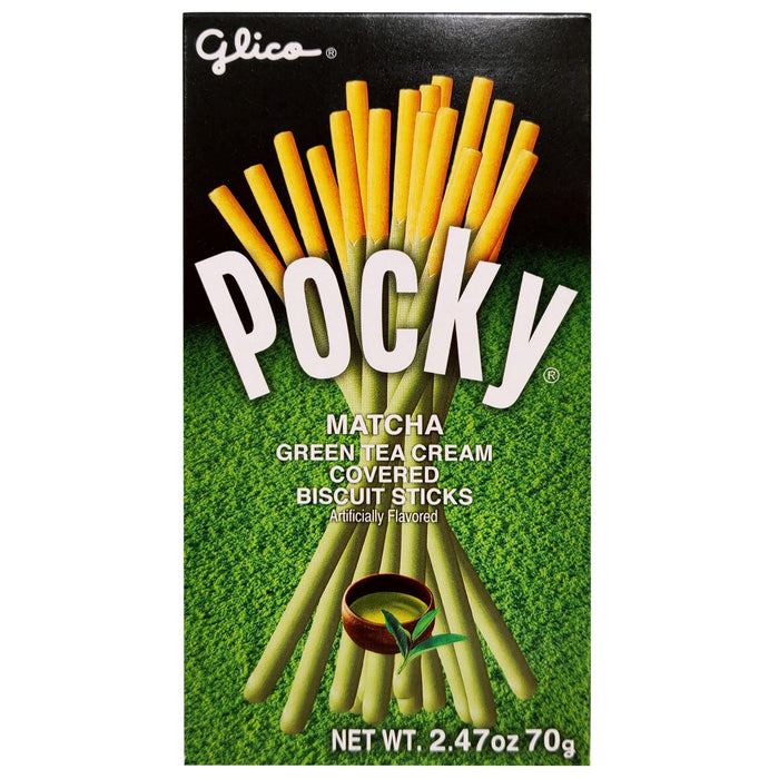 百吉抹茶餅乾 - Pocky Matcha Green Tea Biscuit Stick 70g
