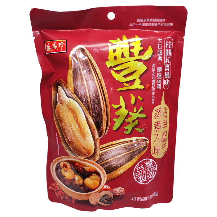 盛香珍桂圓紅棗瓜子 - Triko Longan & Date Flavor Sunflower Seed 150g