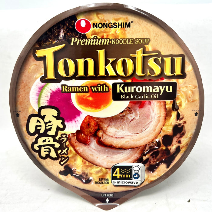 農心黑蒜豚骨濃湯麵 - Nongshim Tonkotsu Black Garlic Big Bowl