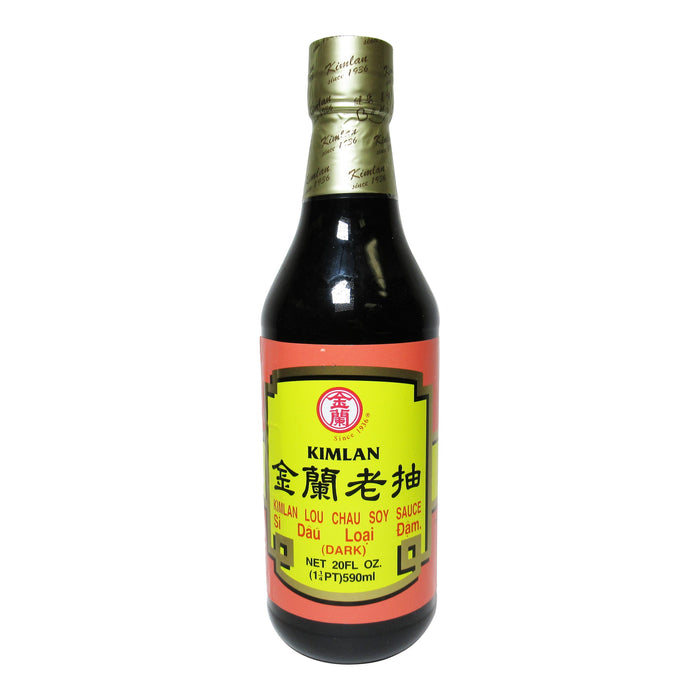金蘭老抽 - Kimlan Dark Soy Sauce 20oz