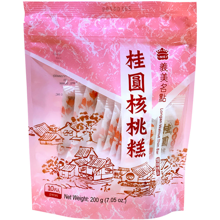 義美桂圓核棗糕 - IMEI Longan Walnut Date Thin Bar 10-ct