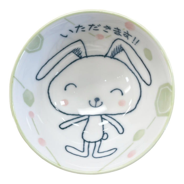 Rice Bowl - Rabbit White