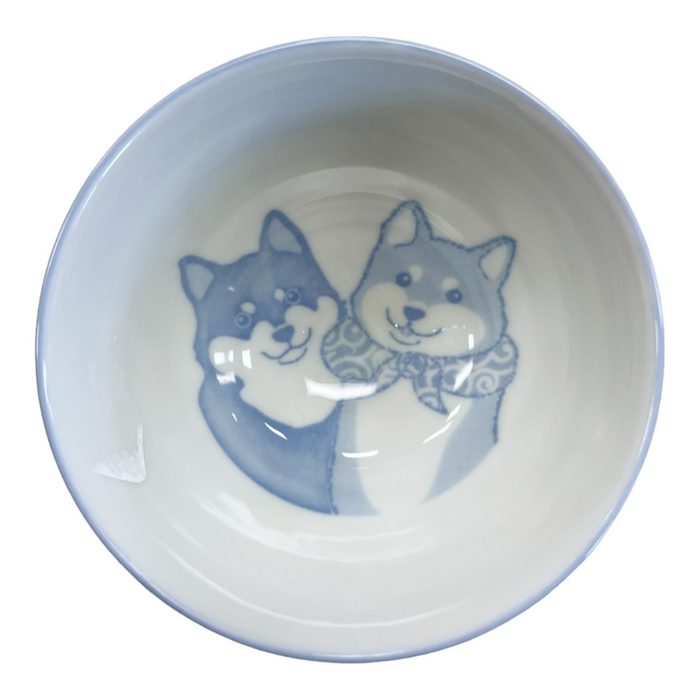 Rice Bowl - Dog Blue