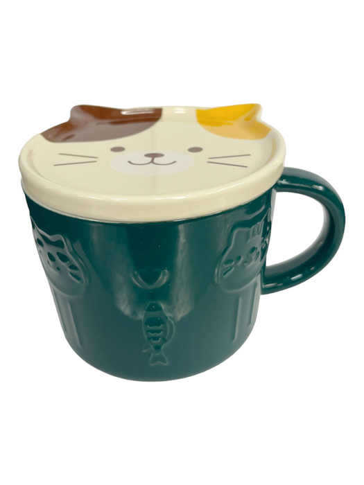 Ceramic Mug w/Lid Kitty