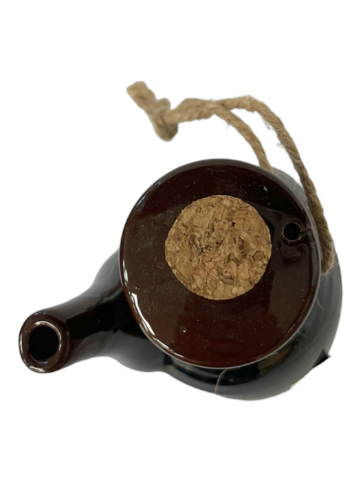 Sauce Container - Black w/ Brown Accents