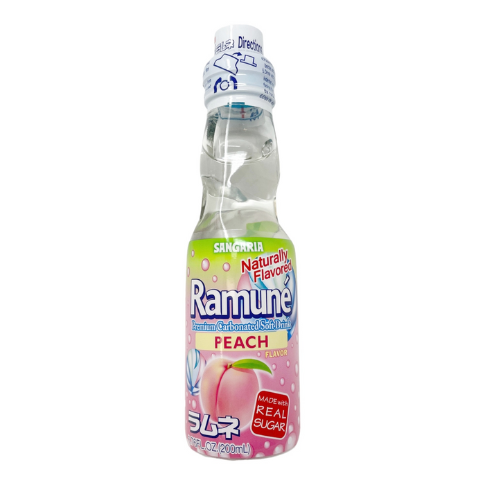 日本彈珠汽水(桃子) - Sangaria Peach Ramune EA