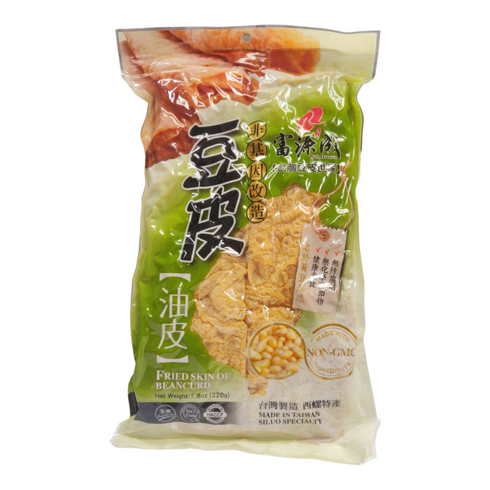富源成豆皮油皮 - TW FYC Fried Bean Curd Skin Roll 220g