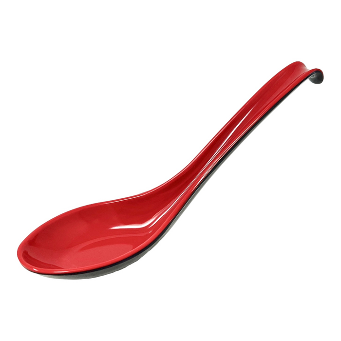 紅黑塑膠湯匙勾 - Red & Black Round Soup Spoon Ladle 6"