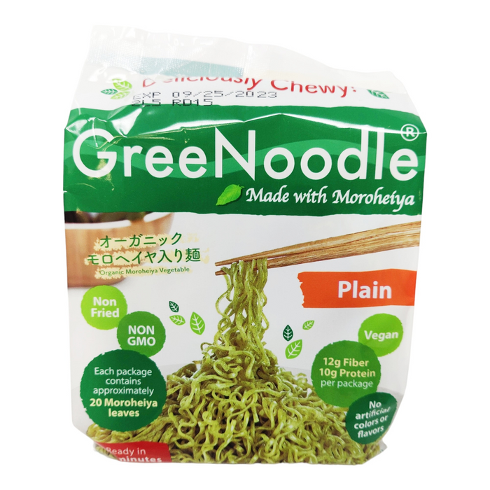 帝王菜麵(原味) - GreeNoodle Plain Flavor 100g