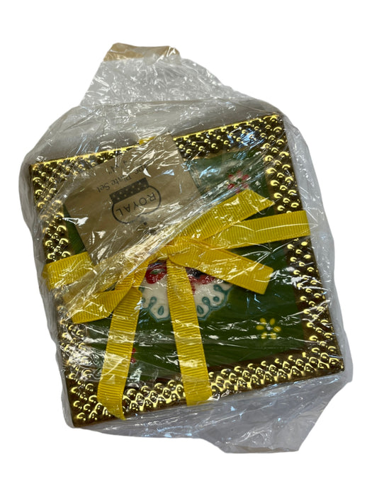 Royal Plate Set Green 4x4 4-ct