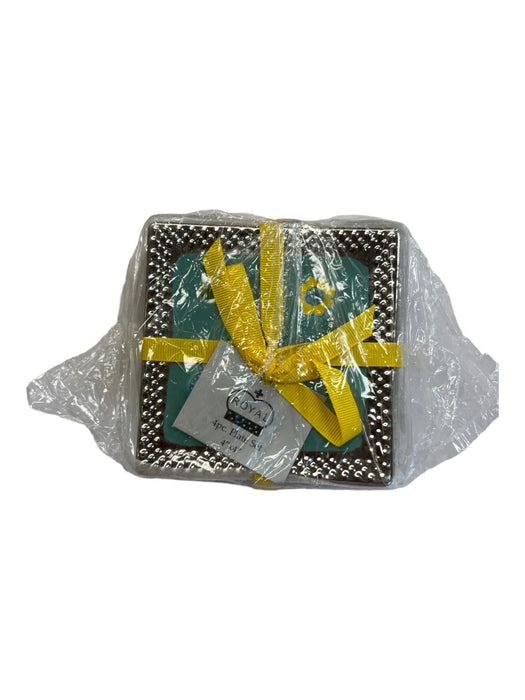 Royal Plate Set Blue 4x4 4-ct