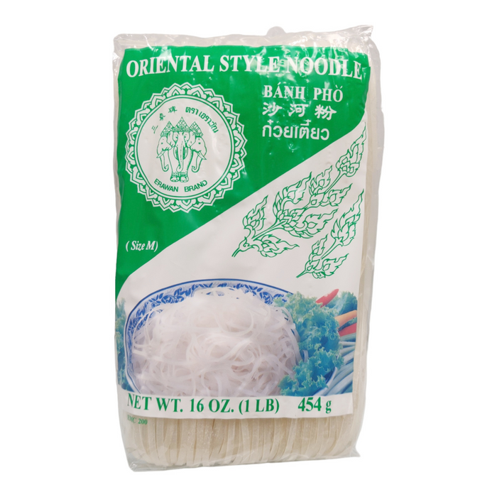 泰國三象沙河粉 - Thai Erawan Banh Rice Noodle M 1 lbs