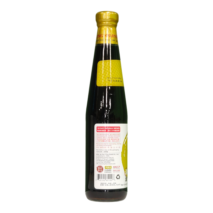 黑龍秋菊黑豆蔭油 - O'Long Premium Black Bean Soy Sauce 400ml