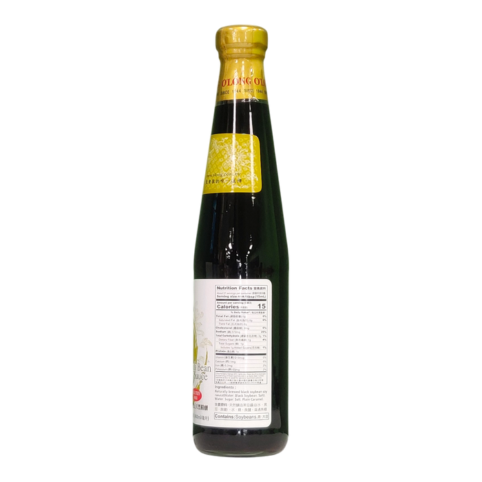 黑龍秋菊黑豆蔭油 - O'Long Premium Black Bean Soy Sauce 400ml