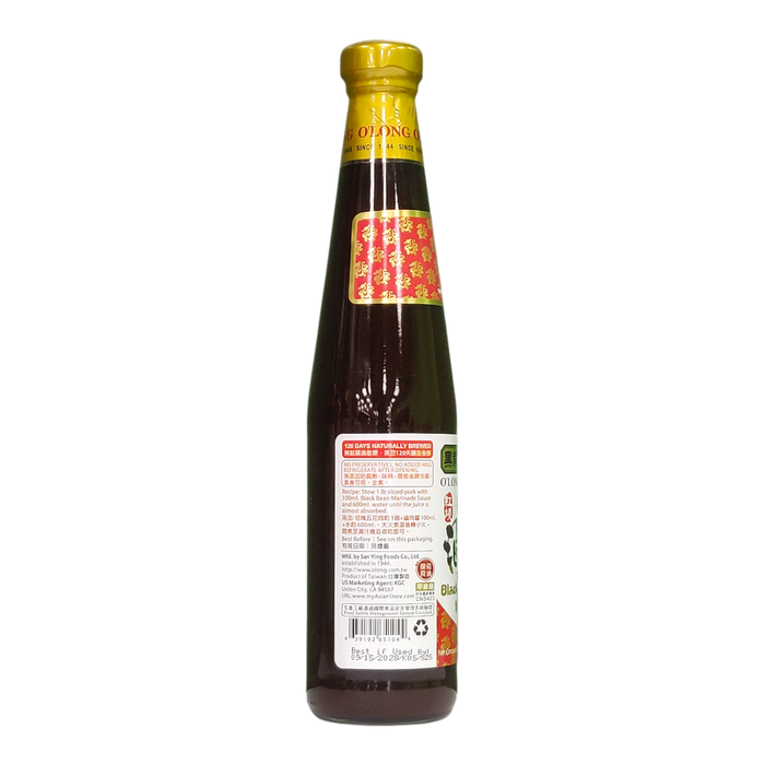 黑龍蔭油 - O'Long Black Bean Marinated Sauce 400ml