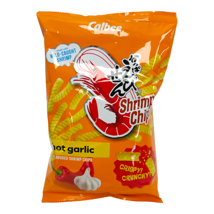 日本卡樂B蝦條 - Calbee Shrimp Chips Garlic 4oz
