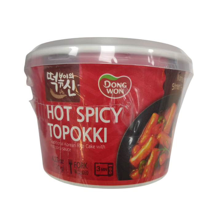 DONG WON HOT SPICY TOPOKKI CUP 8/4.23 OZ