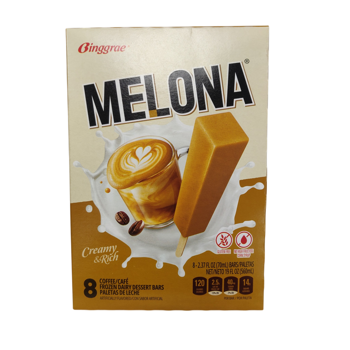 Binggrae Melona Coffee Ice Bar 8-ct