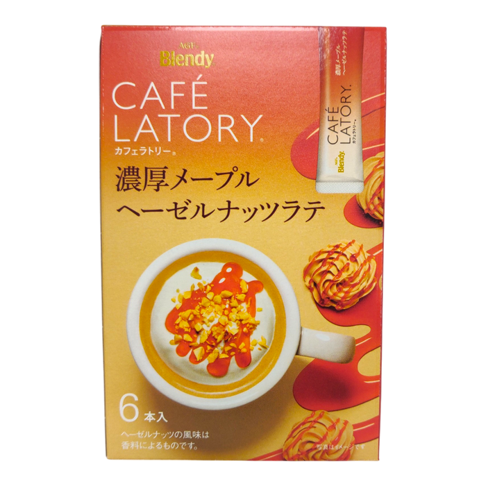 日本即溶咖啡 - Blendy Cafe Latory Caramel Flavor 6-ct