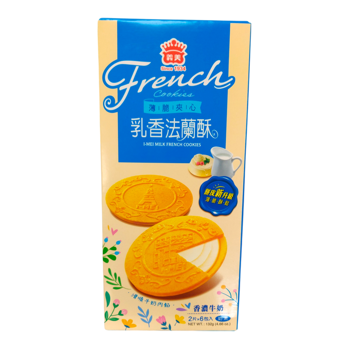 義美牛奶法蘭酥 - I MEI FRENCH COOKIES Milk FMLY 6-ct