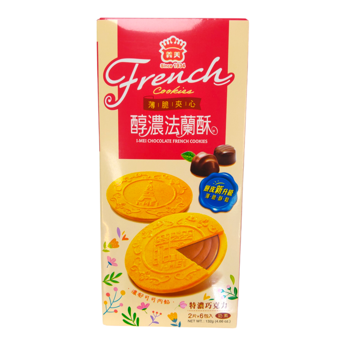 義美巧克力法蘭酥 - I MEI FRENCH COOKIES CHOCO FMLY 6-ct