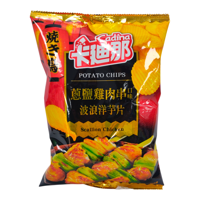 Cadina Potato Chips-Scallion And Chicken Skewer 75G