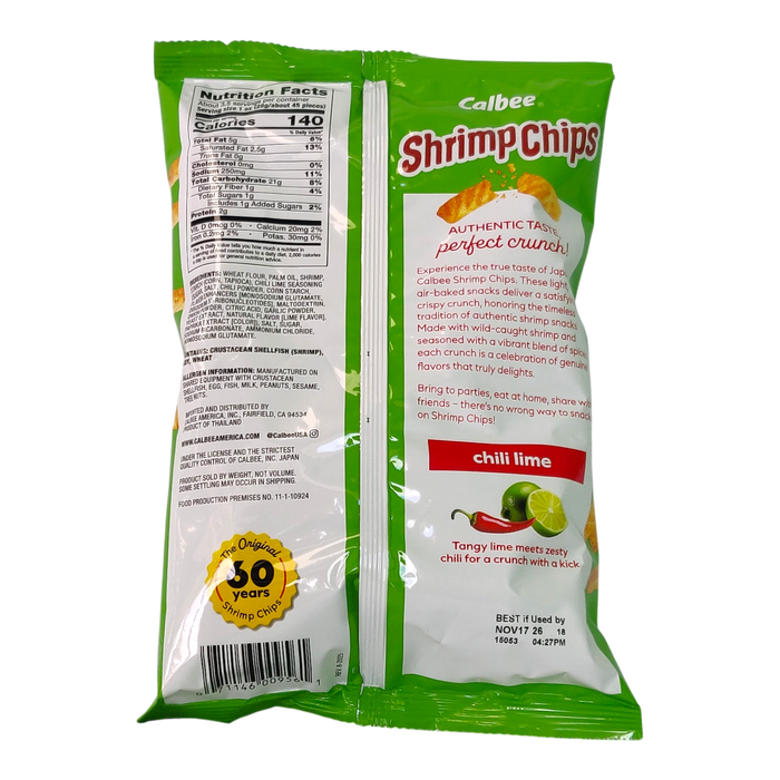 CALBEE SHRIMP CHIPS CHILI LIME 94g