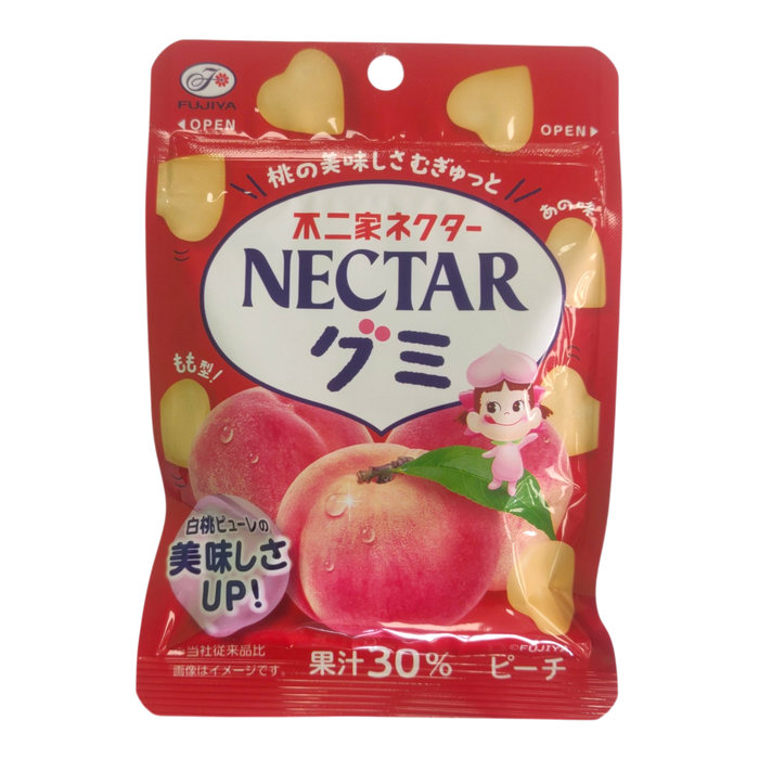 Fujiya Nectar Gummy Peach 48g