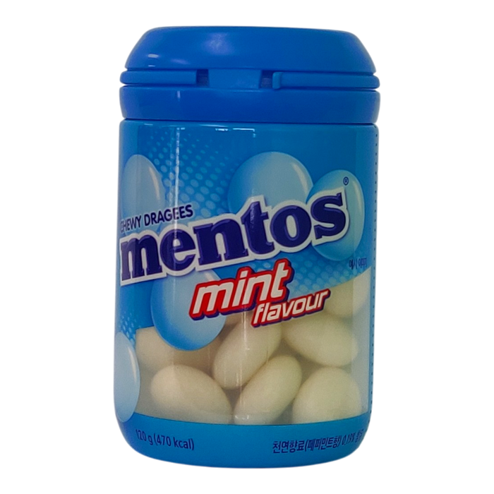 MENTOS CHEWY DRAGEES SOUR MINT FLAVOR 120g