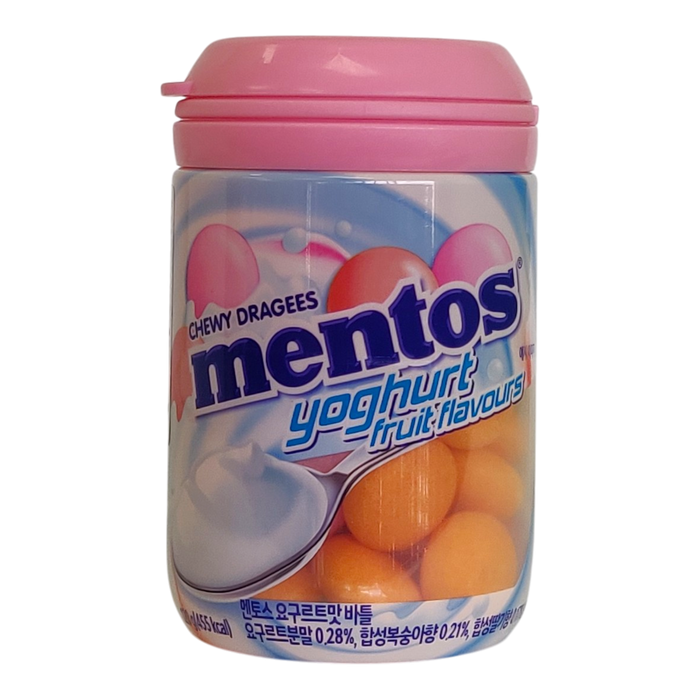 MENTOS CHEWY DRAGEES YOGURT FRUIT FLAVOR 120g