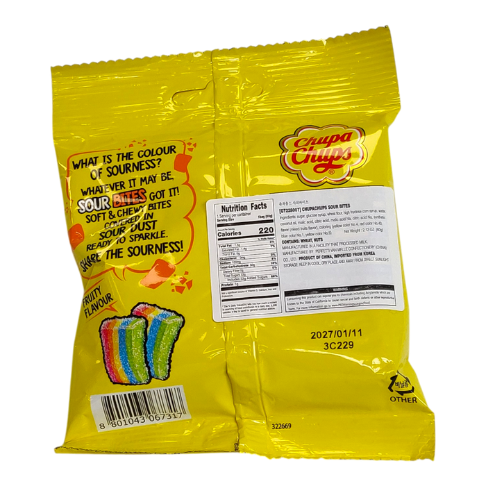 CHUPACHUPS SOUR BITES 60g