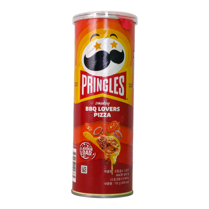 Pringles Smokey Bbq Pizza Flavor 102G