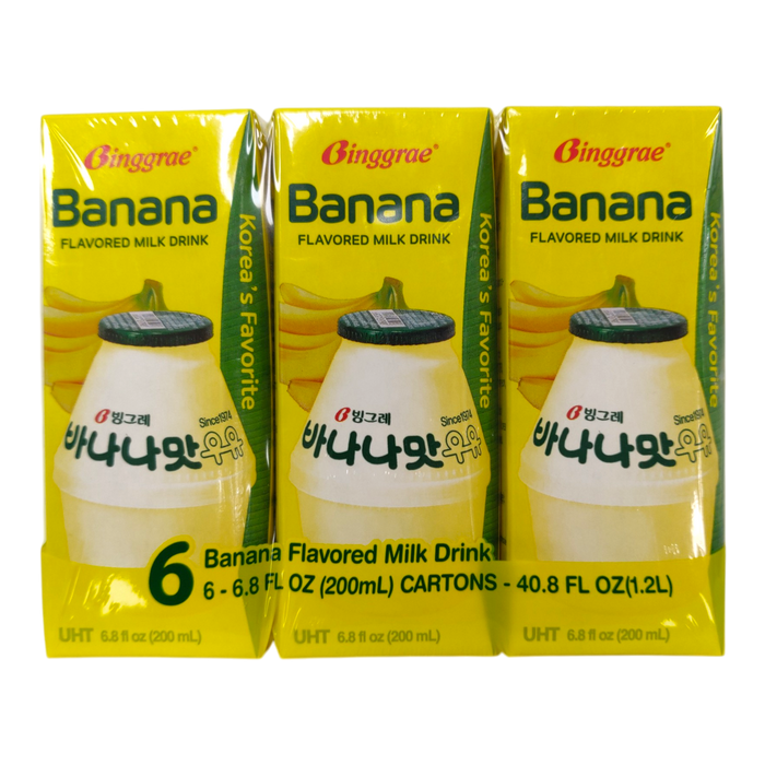 Binggrae Banana Flavored Milk 6-ct