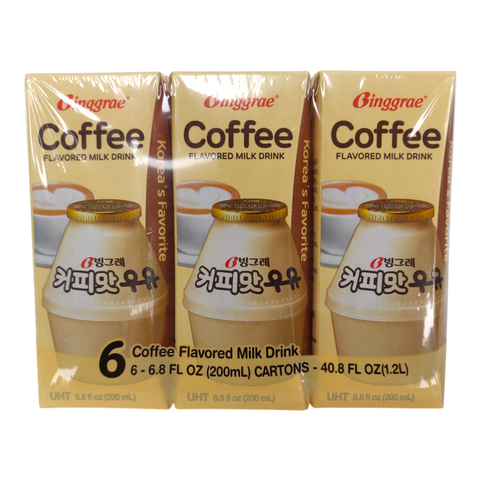 Binggrae Coffee Flavored Milk 6-ct