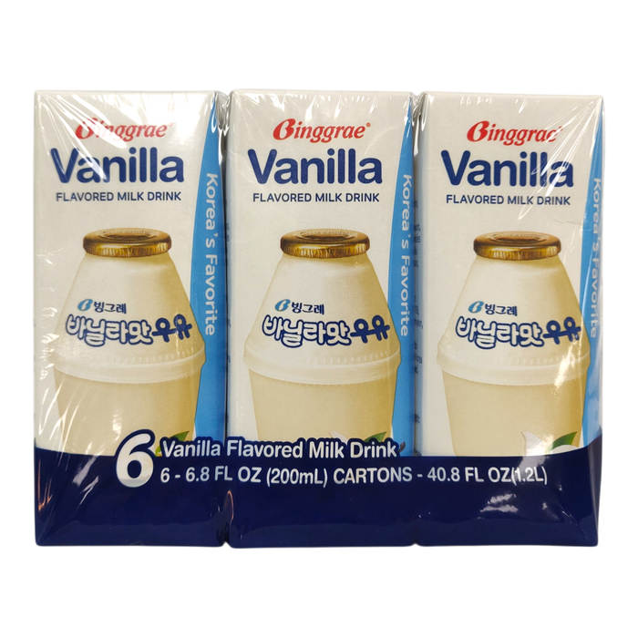 Binggrae Vanilla Flavored Milk 6-ct