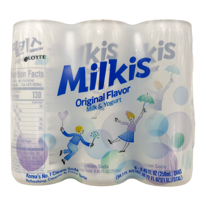 樂天乳酸飲料 - Lotte Milkis Original Soft Drink 6-ct